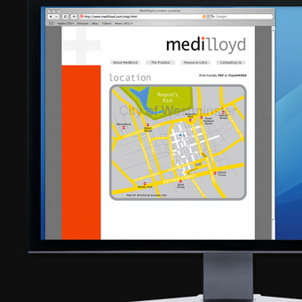 medilloyd.com identity and web design